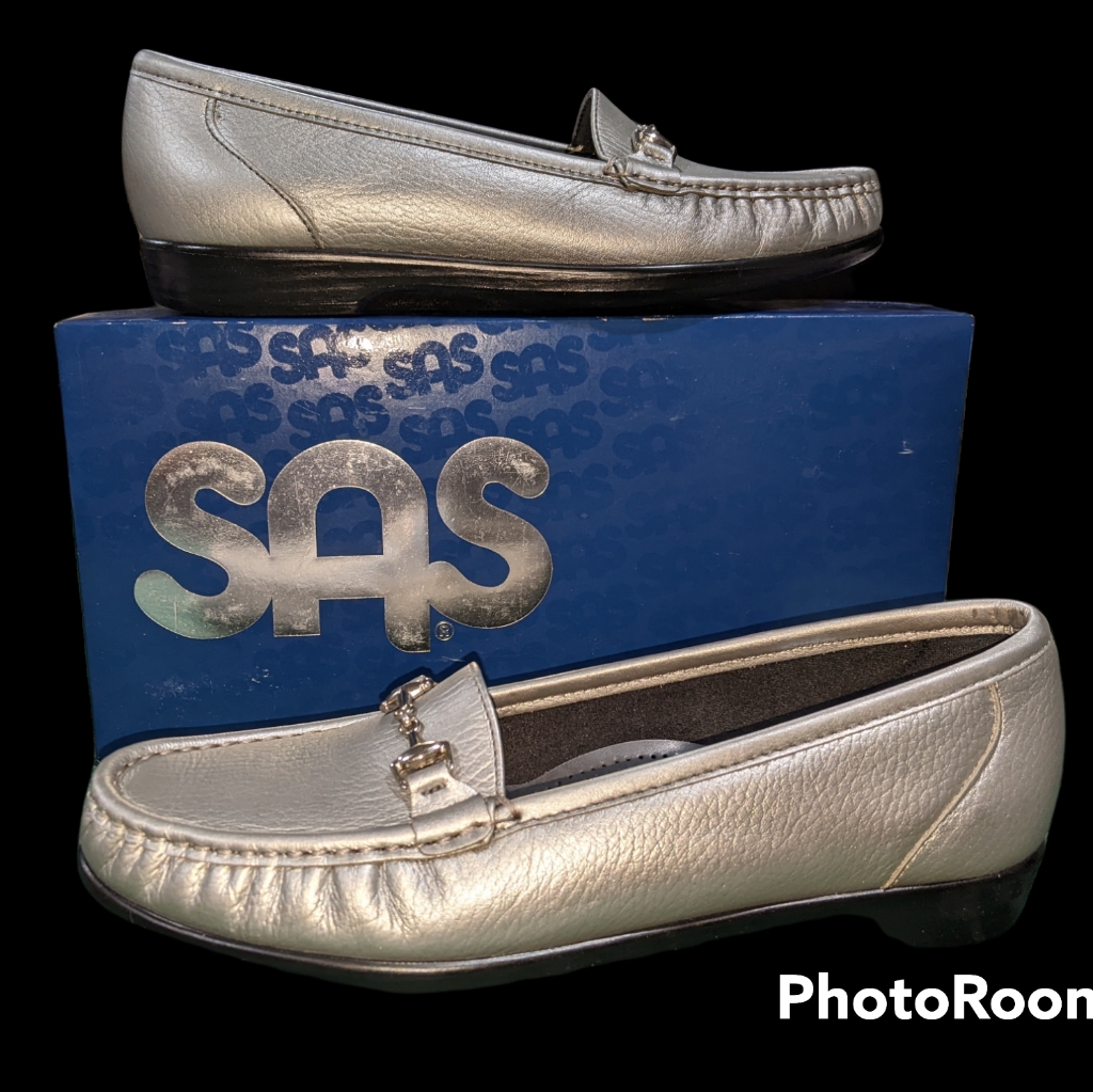 Sas Metro Pewter Slip-On Loafer Brand New